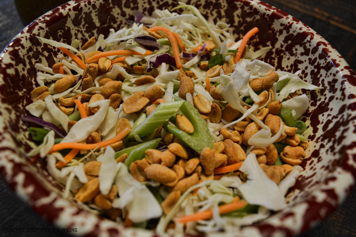 Peanut Coleslaw – Healthy Southern Cooking